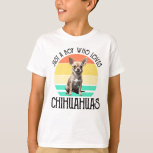 Nur ein Junge, der Chihuahuas Liebe T-Shirt