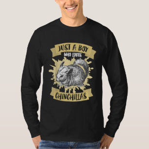 Nur ein Junge, der Chinchilla Liebe T-Shirt