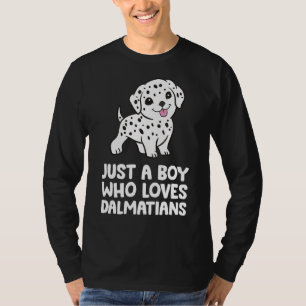 Nur ein Junge, der Dalmatiner Liebe T-Shirt