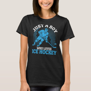 Nur ein Junge, der Eishockey-Bekleidung für Hockey T-Shirt