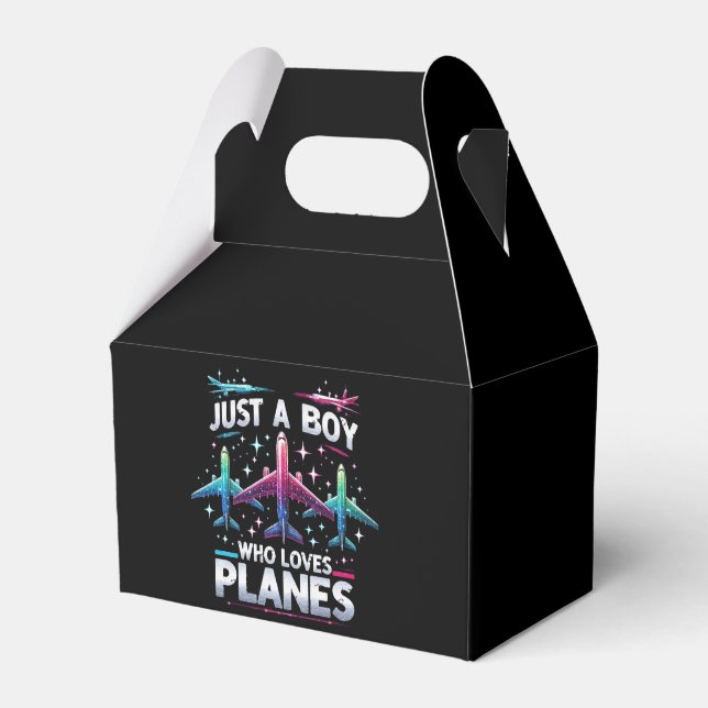 Nur ein Junge, der Flugzeug Liebe Geschenkschachtel (Vorderseite)