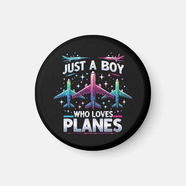 Nur ein Junge, der Flugzeug Liebe Magnet (Vorne)