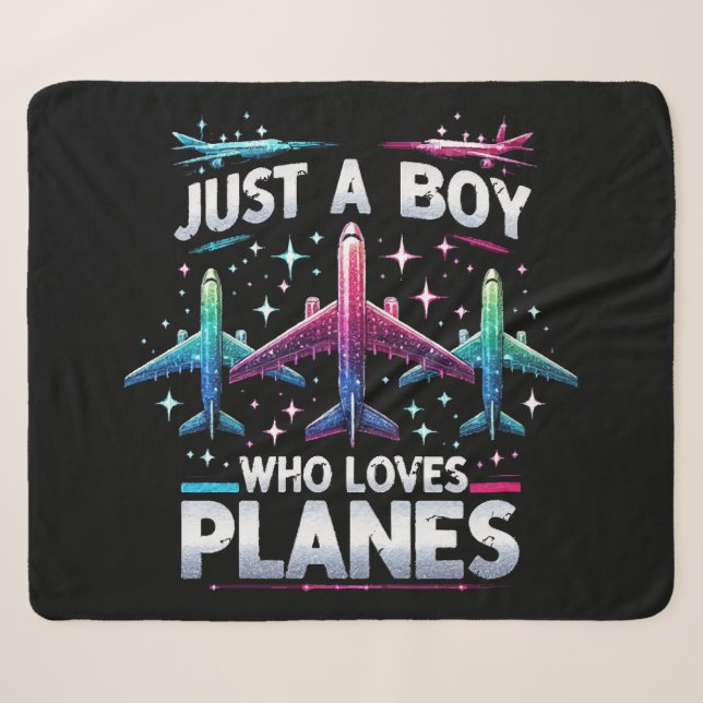 Nur ein Junge, der Flugzeug Liebe Sherpadecke (Vorderseite (Horizontal))