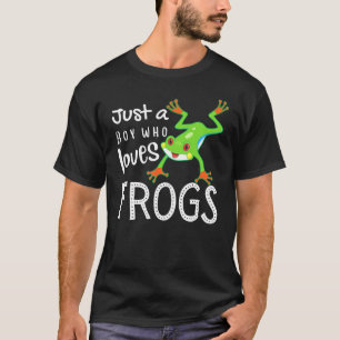 Nur ein Junge, der Frösche Funny Animal Liebe T-Shirt
