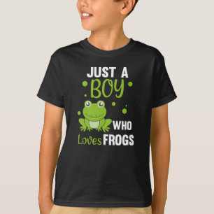 Nur ein Junge, der Froschfrösche Liebe T-Shirt