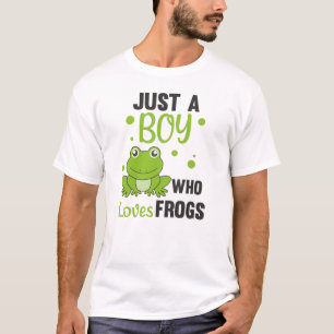 Nur ein Junge, der Froschfrösche Liebe T-Shirt