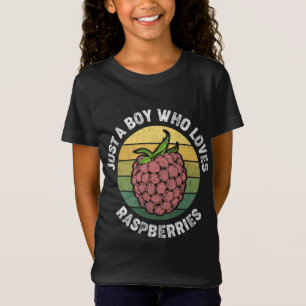 Nur ein Junge, der Himbeeren Liebe - Himbeerfrücht T-Shirt