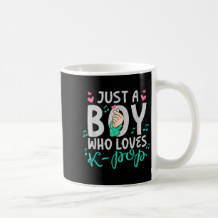Nur ein Junge, der K-Pop-Fan-Feier liebt Kaffeetasse