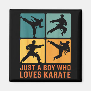 Nur ein Junge, der Karate Martial Arts Karate Lo l Magnet