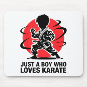 Nur ein Junge, der Karate Martial Arts Karate Lo l Mousepad