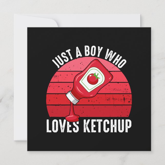 Nur ein Junge, der Ketchup Lieben (Vorderseite)
