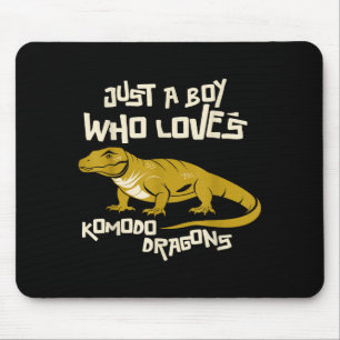 Nur ein Junge, der Komodo-Drachen Reptilien Tiere Mousepad