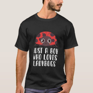Nur ein Junge, der Ladybugs Liebe T-Shirt