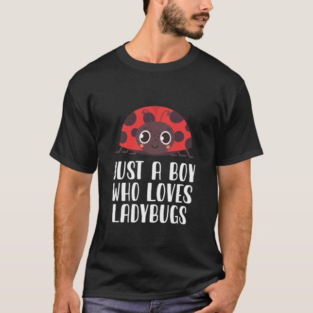 Nur ein Junge, der Ladybugs Liebe T-Shirt (Vorderseite)