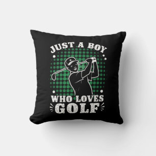 Nur ein Junge, der Liebe Golf Club Golfer Golfspie Kissen
