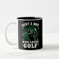 Nur ein Junge, der Liebe Golf Club Golfer Golfspie
