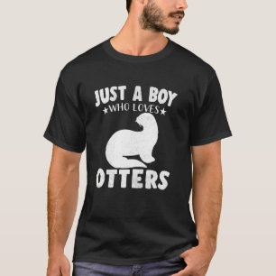 Nur ein Junge, der Lieben anhäuft Tiere T-Shirt