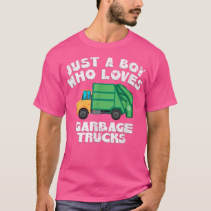Nur ein Junge, der Lieben Müll LKWs Jungs Kinder J T-Shirt