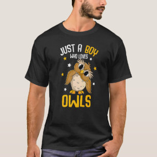 Nur ein Junge, der Lieben Owls Kids Boys Owl Owl T-Shirt