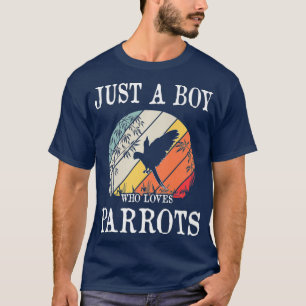 Nur ein Junge, der Lieben Parrots Premium T-Shirt
