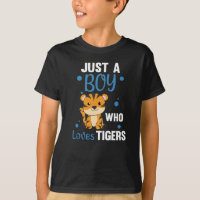 Nur ein Junge, der Lieben Tiger süße Tiere Tiger