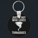 Nur ein Junge, der Lieben witzigen Kindergeburtsta Schlüsselanhänger<br><div class="desc">Nur ein Junge,  der Lieben Tornados Lightning lustige Kindergeburtstag Shirt</div>