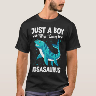 Nur ein Junge, der Mosasaurus Paleontology Dinos L T-Shirt