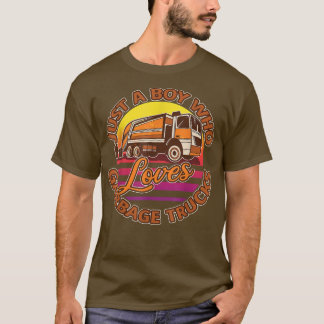 Nur ein Junge, der Mülltransporter Liebe - Müllhal T-Shirt