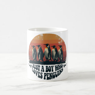 Nur ein Junge, der Pinguine Liebe Kaffeetasse