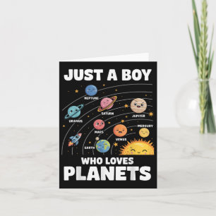 Nur ein Junge, der Planeten liebt Sonnensystem Wis Karte