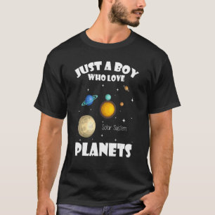 Nur ein Junge, der Planeten und das Sonnensystem l T-Shirt