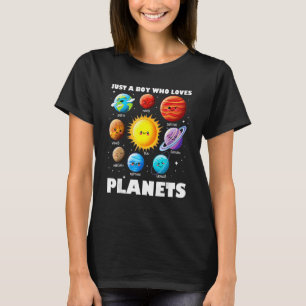 Nur ein Junge, der Planets Solar System Space SA L T-Shirt