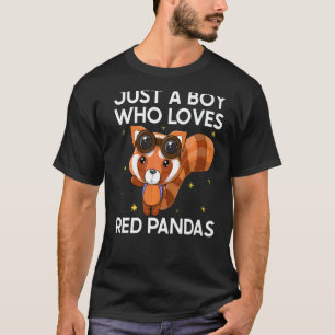 Nur ein Junge, der Red Pandas Red Panda für Kinder T-Shirt