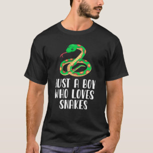 Nur ein Junge, der Schlangen Liebe T-Shirt