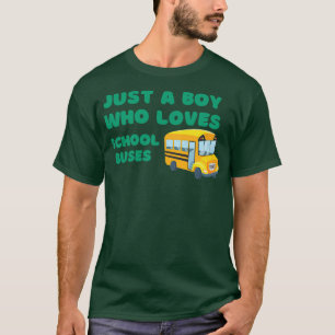 Nur ein Junge, der Schulbusse Liebe 23 T-Shirt