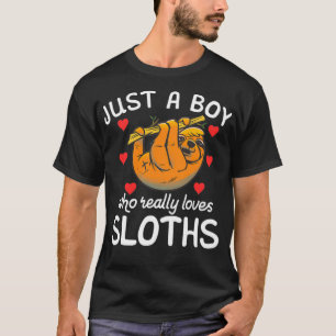 Nur ein Junge, der Sloth wirklich faul niedlich Sl T-Shirt