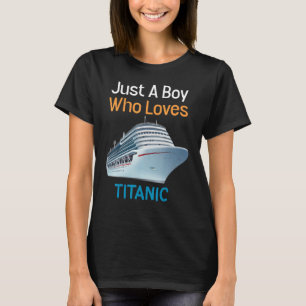 Nur ein Junge, der Titanic Titanic 1 Liebe T-Shirt