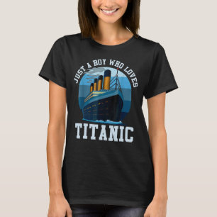 Nur ein Junge, der Titanic Titanic Classic Ship Li T-Shirt