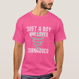 Nur ein Junge, der Tornadoes Tornado Liebe überleb T-Shirt