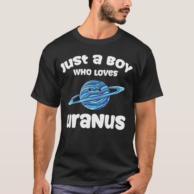 Nur ein Junge, der Uranus Liebe T-Shirt (Vorderseite)