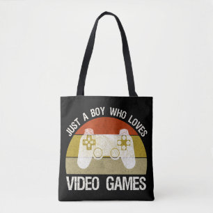 Nur ein Junge, der Videospiele liebt Tasche