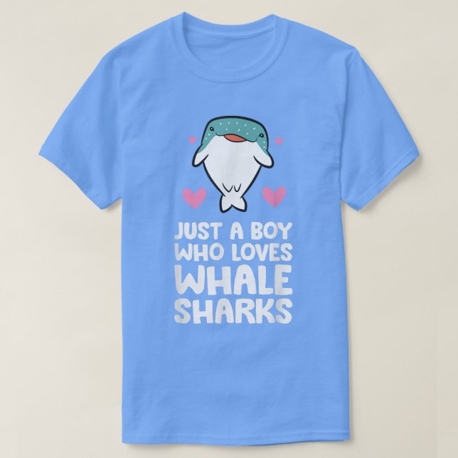 Nur ein Junge, der Walhaie Liebe472 T-Shirt (Design vorne)