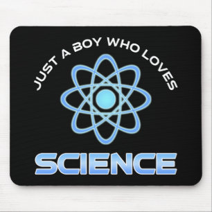 Nur ein Junge, der Wissenschaft liebt Mousepad