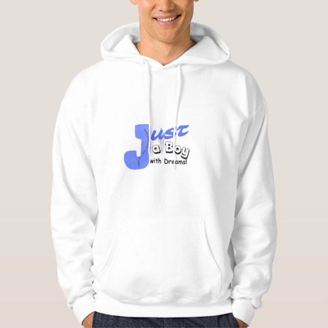 Nur Ein Junge Mit Träumen Hoodies (Vorderseite)