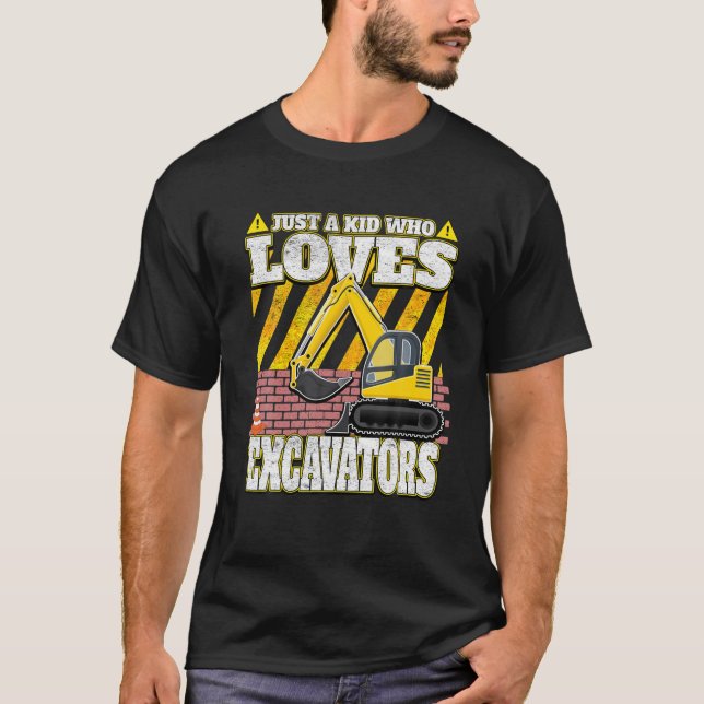 Nur ein Kind, das Ausgrabungen Liebe T-Shirt (Vorderseite)