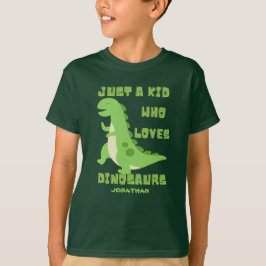 Nur ein Kind, das Dinosaurier Liebe T-Shirt