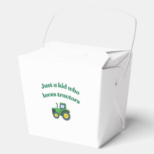 Nur ein Kind, das Traktoren Liebe - Gastgeschenk B Geschenkschachtel