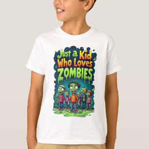 Nur ein Kind, das Zombies Funny Cartoon Hallowe Li T-Shirt