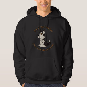 Nur ein kleiner Husky Hazel Eyes Girl Dog Hoodie