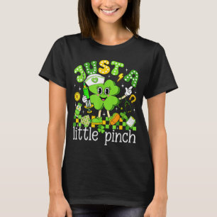 Nur ein kleiner Nch Shamrock Krankenpfleger St Pat T-Shirt